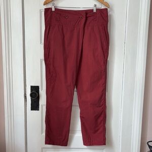 FREE PEOPLE WRAP WAIST DROP CROTCH PANTS